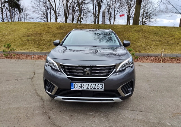 Peugeot 5008 cena 82900 przebieg: 130120, rok produkcji 2019 z Przedbórz małe 191